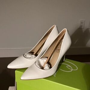 Sam Edelman Elegant White Pointed Heels